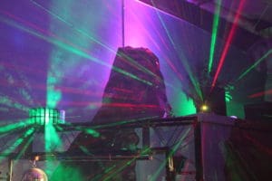 Giant Volcano In The Kicky & Tink's Jungle Themed Party Room